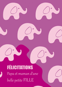 &Eacute;l&eacute;phants roses pour une belle arriv&eacute;e